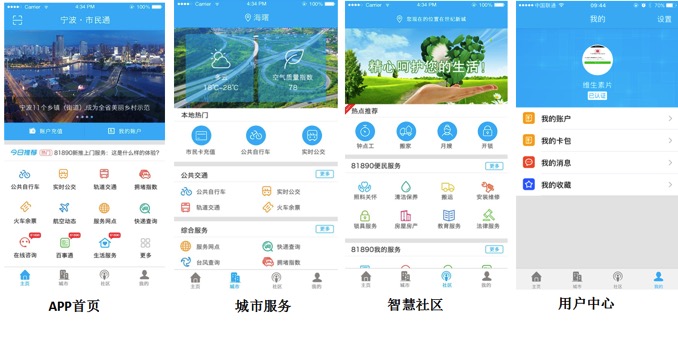 宁波首款一站式公共服务型app“宁波•市民通” 